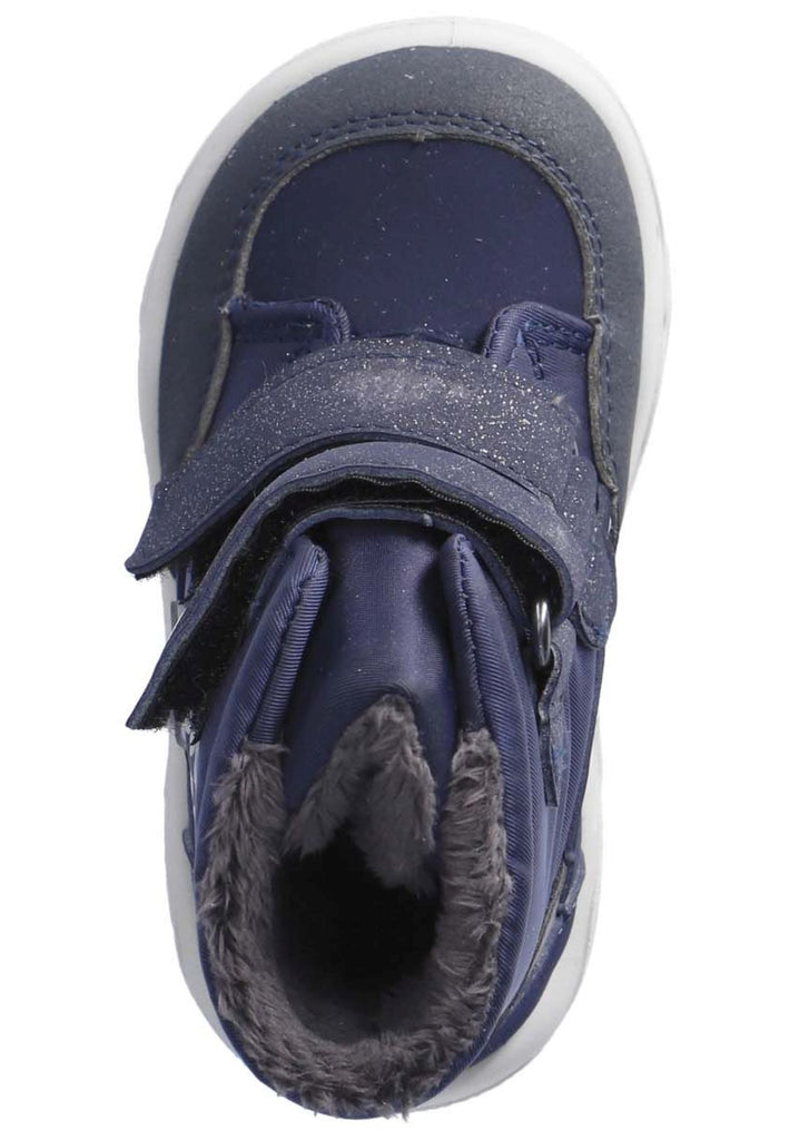 Pepino Stiefelette Lederimitat/Textil Dunkelblau Warmfutter