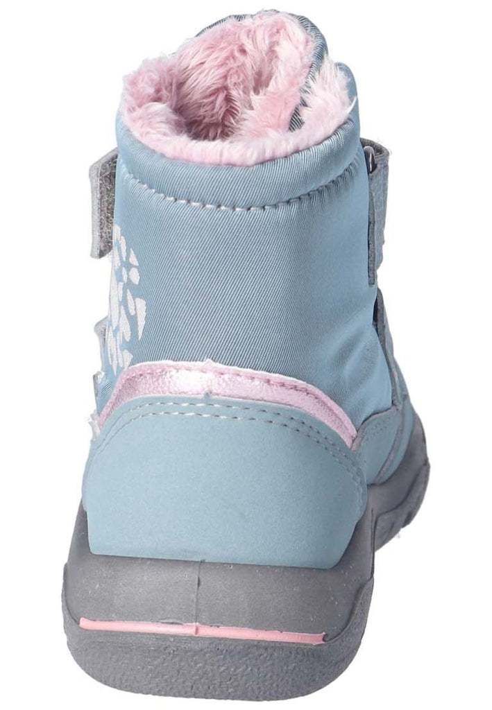 Pepino Stiefelette Lederimitat/Textil Hellblau Warmfutter