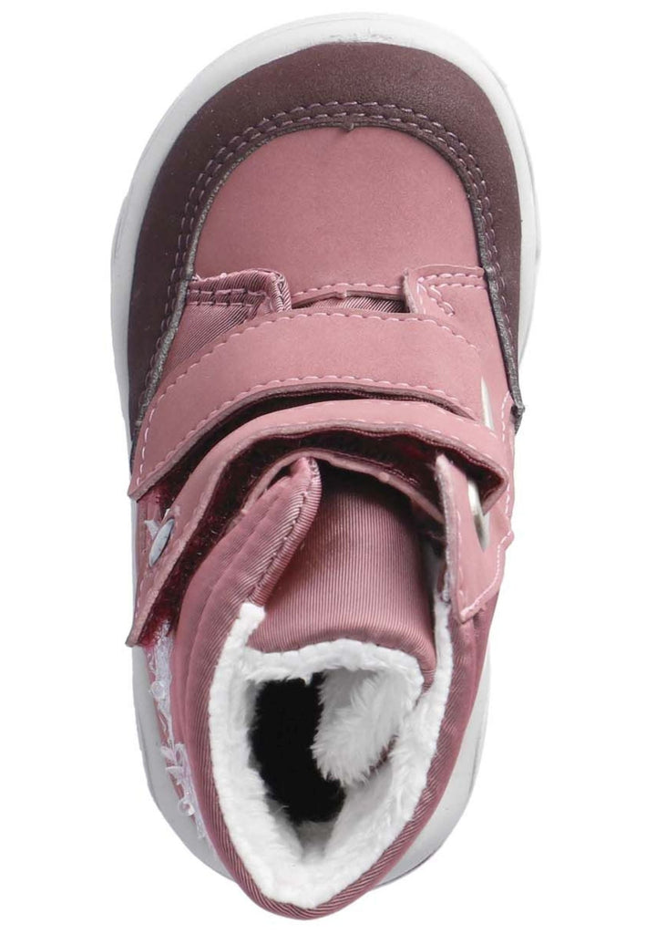 Pepino Stiefelette Lederimitat/Textil Rosa Warmfutter