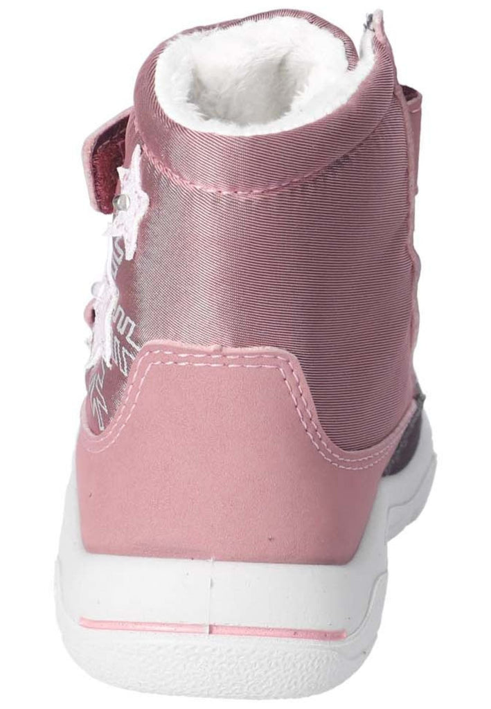 Pepino Stiefelette Lederimitat/Textil Rosa Warmfutter