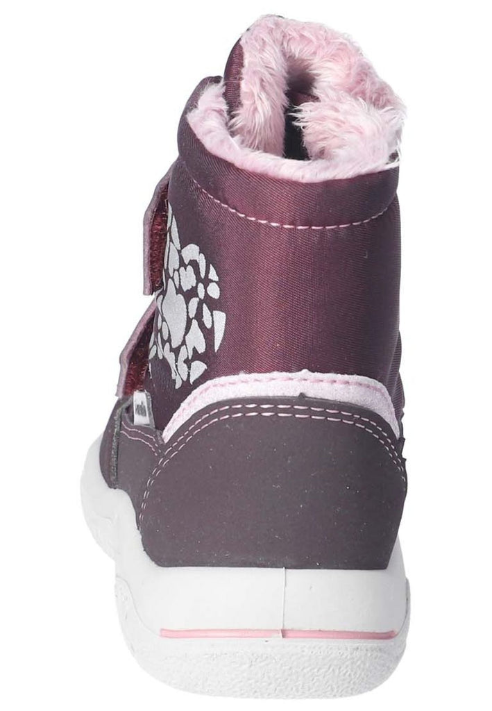 Pepino Stiefelette Lederimitat/Textil Violett Warmfutter