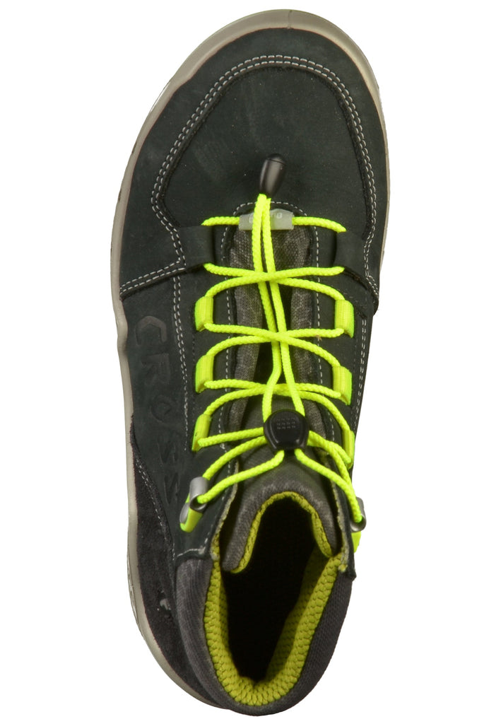 Pepino Stiefelette Nubukleder Dunkelgrau