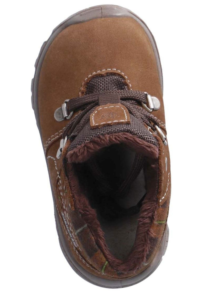 Pepino Stiefelette Nubukleder/Textil Caramel Warmfutter