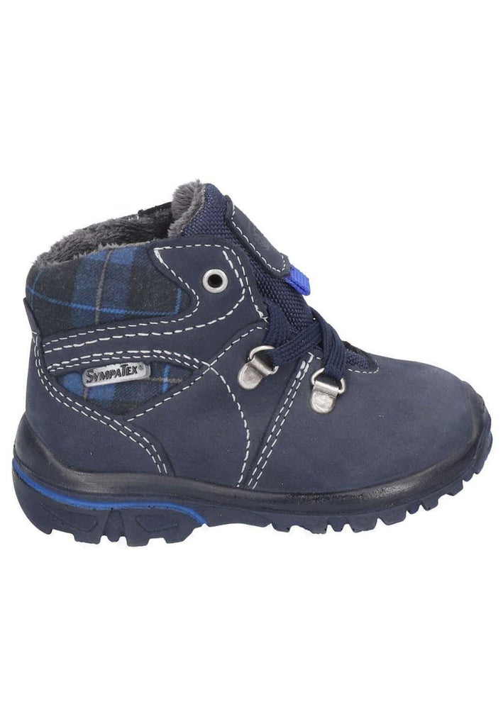 Pepino Stiefelette Nubukleder/Textil See Warmfutter
