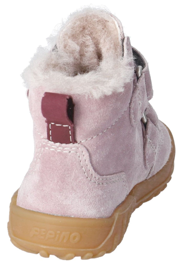 Pepino Stiefelette Veloursleder Malve Warmfutter