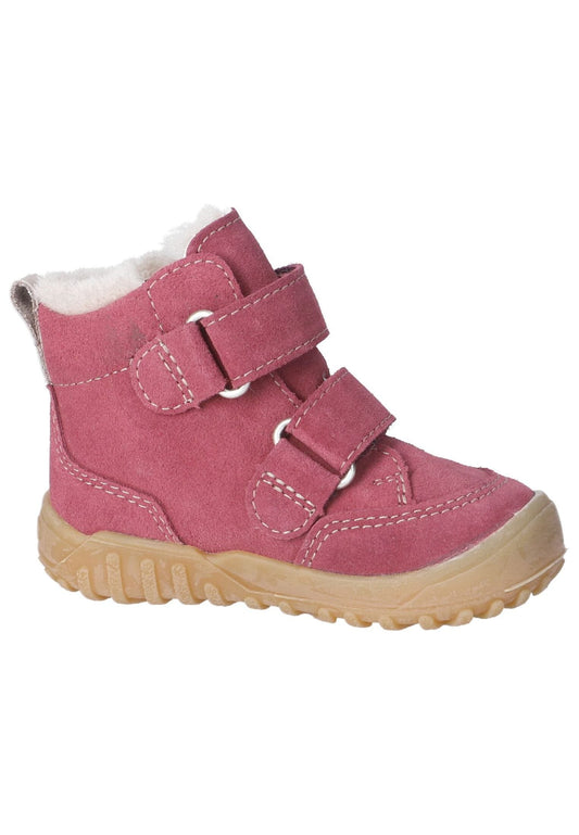 Pepino Stiefelette Veloursleder Pink Warmfutter