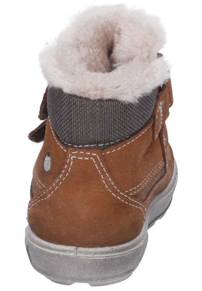 Pepino Stiefelette Veloursleder/Textil Curry Warmfutter