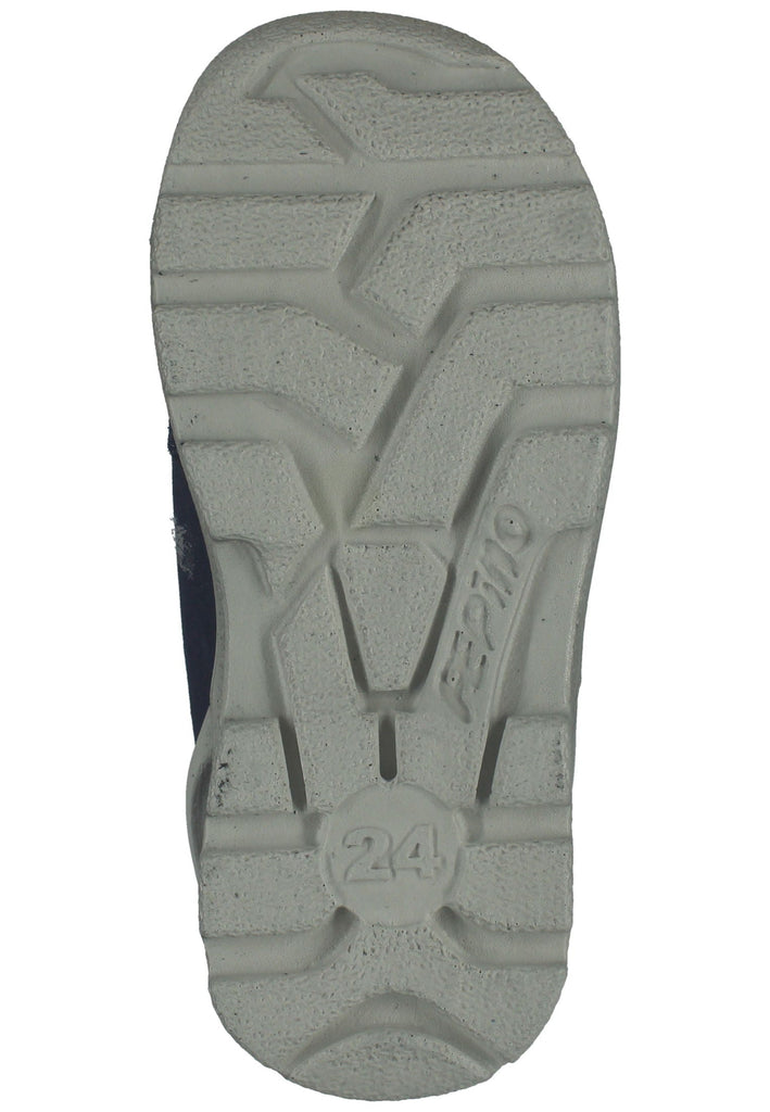 Pepino Stiefelette Veloursleder/Textil Dunkelblau Warmfutter