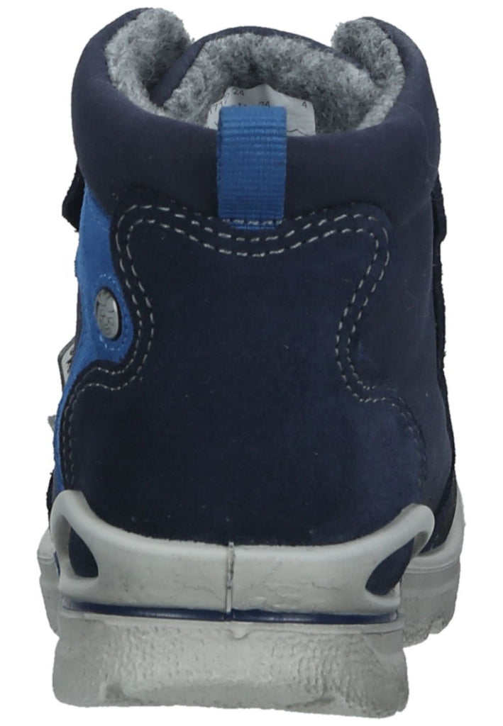 Pepino Stiefelette Veloursleder/Textil Dunkelblau Warmfutter