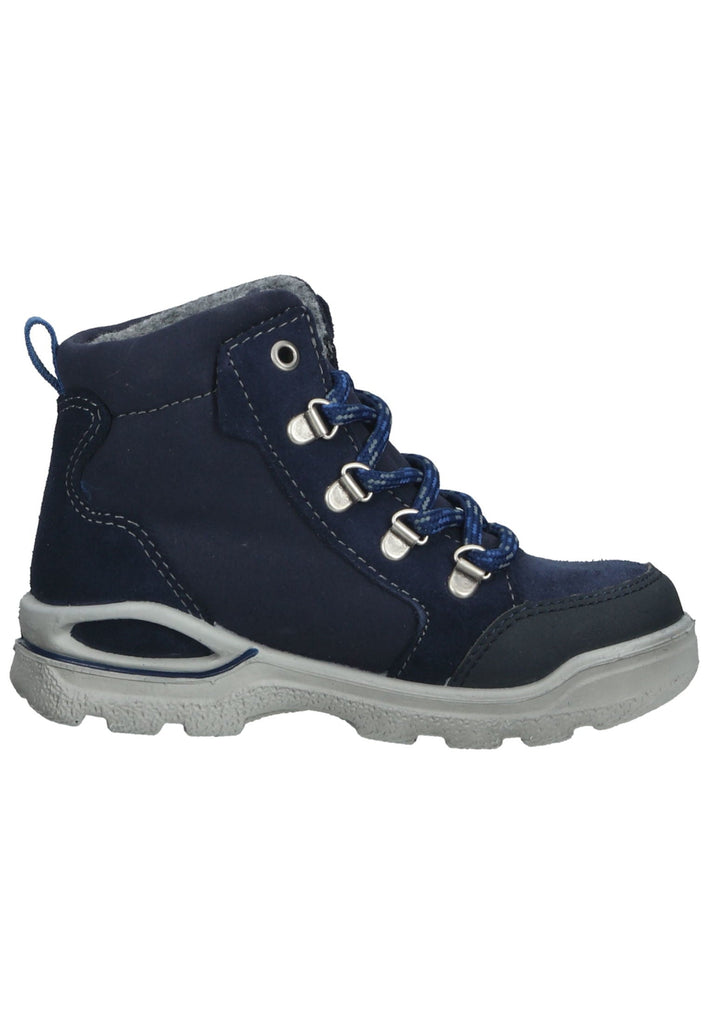 Pepino Stiefelette Veloursleder/Textil Dunkelblau Warmfutter
