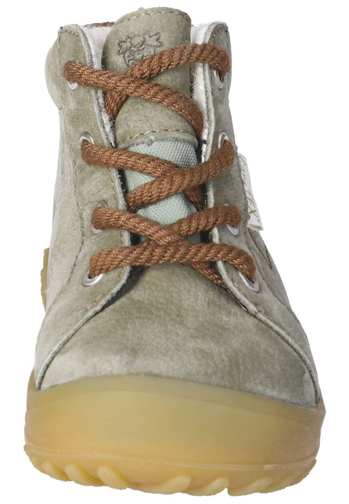 Pepino Stiefelette Veloursleder/Textil Grün/Braun Warmfutter