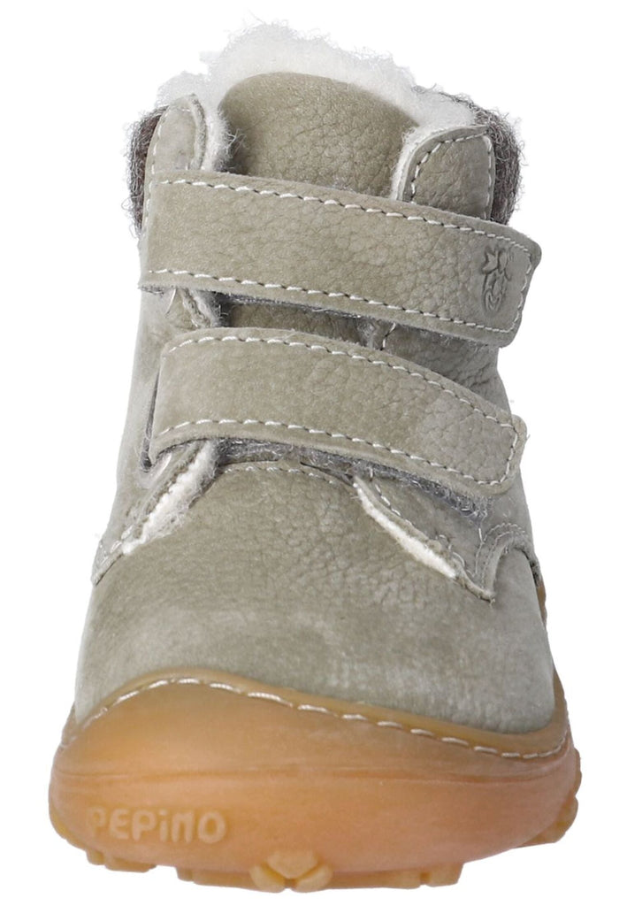 Pepino Stiefelette Veloursleder/Textil Grün Warmfutter