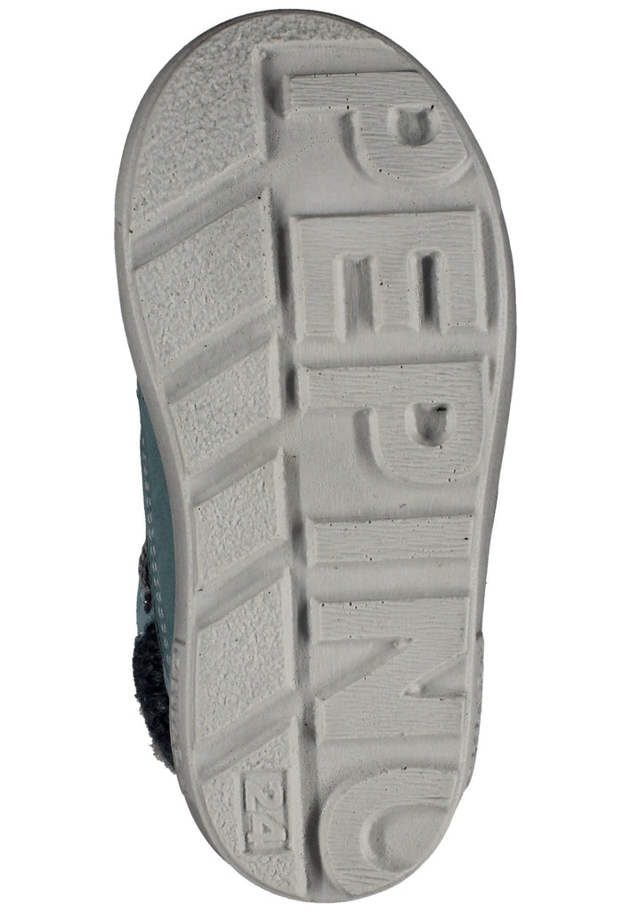Pepino Stiefelette Veloursleder/Textil Hellblau Warmfutter