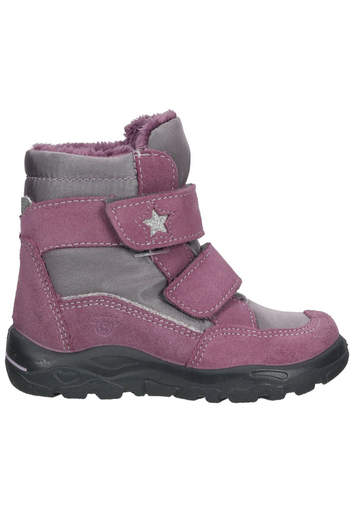 Pepino Stiefelette Veloursleder/Textil Purple Warmfutter