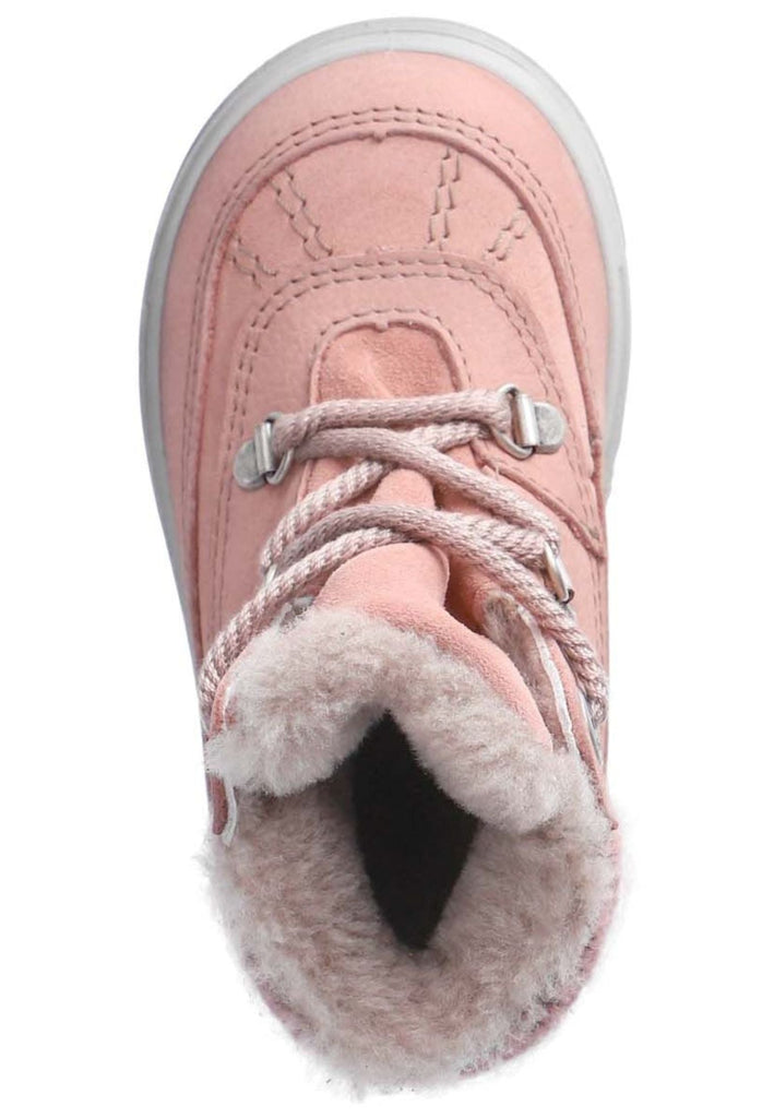 Pepino Stiefelette Veloursleder/Textil Rosa Warmfutter