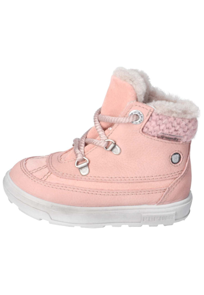 Pepino Stiefelette Veloursleder/Textil Rosa Warmfutter
