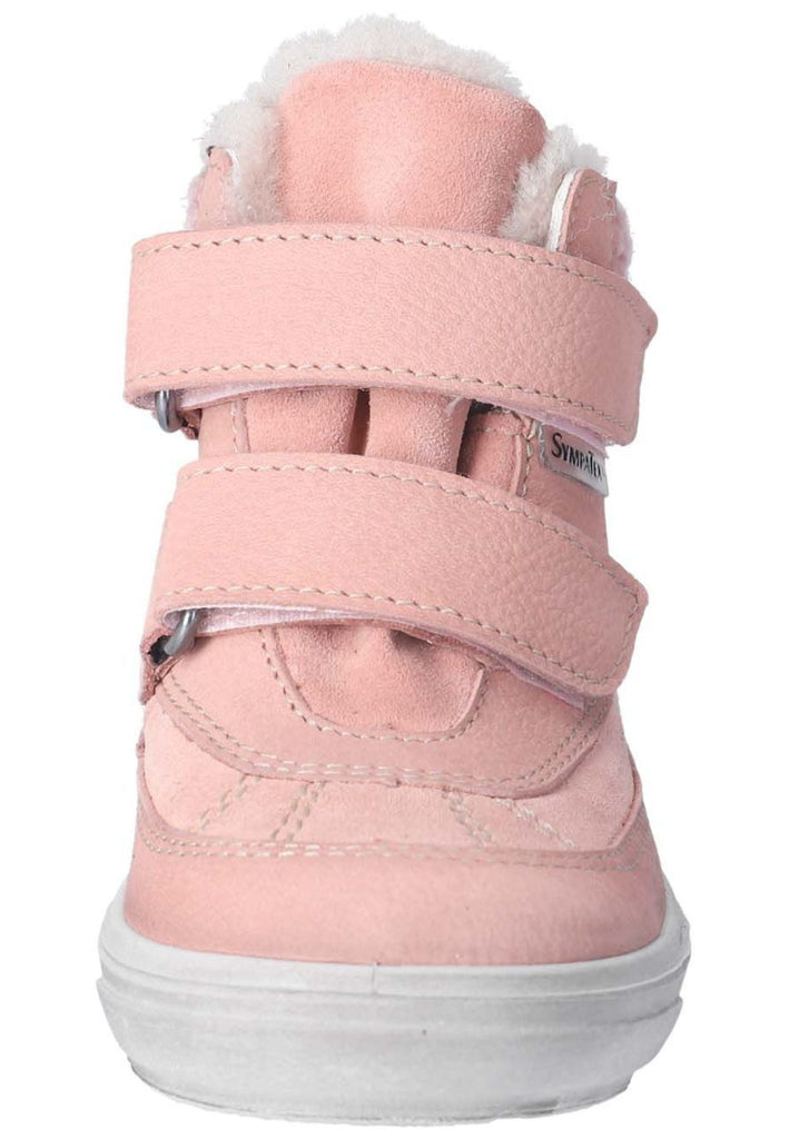 Pepino Stiefelette Veloursleder/Textil Rosa Warmfutter