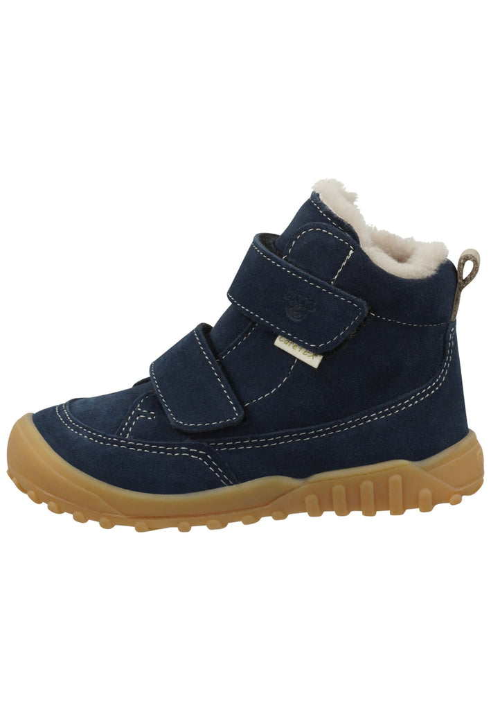 Stiefeletten Pepino Stiefelette Leder Blau Warmfutter