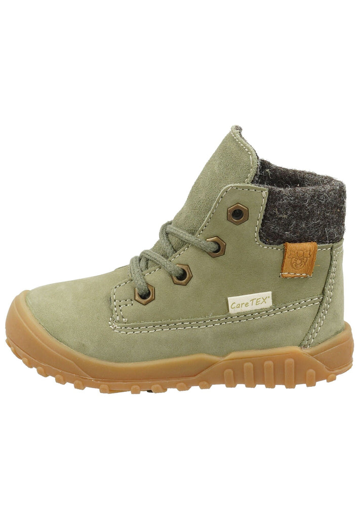 Stiefeletten Pepino Stiefelette Leder/Textil Hellgrün