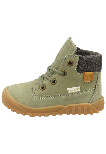 Stiefeletten Pepino Stiefelette Leder/Textil Hellgrün