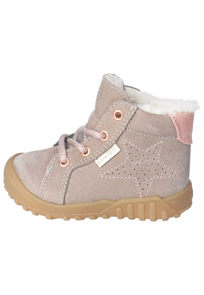 Stiefeletten Pepino Stiefelette Leder/Textil Kies Warmfutter
