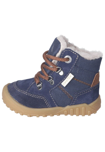 Stiefeletten Pepino Stiefelette Leder/Textil Ozean Warmfutter