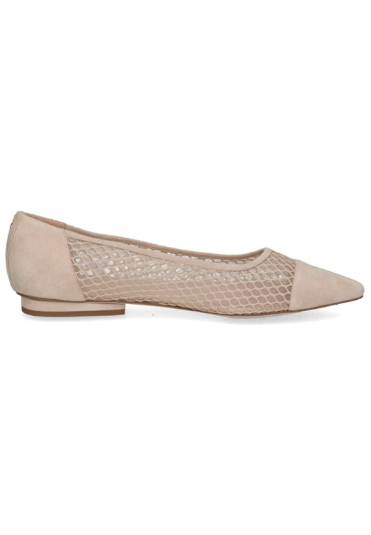 Peter Kaiser Ballerinas Leder/Textil Sand