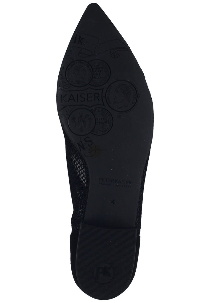 Peter Kaiser Ballerinas Textil Schwarz