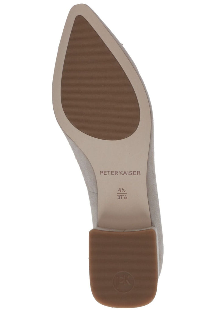 Peter Kaiser Ballerinas Veloursleder Sand