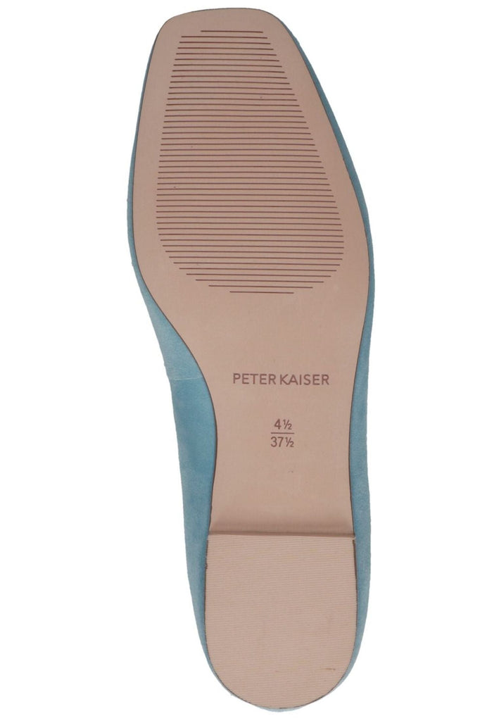 Peter Kaiser Ballerinas Veloursleder/Textil Hellblau