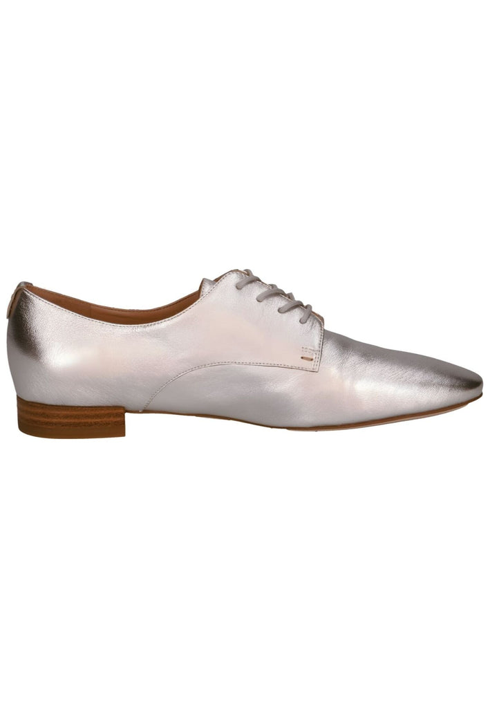 Peter Kaiser Halbschuhe Leder Silber