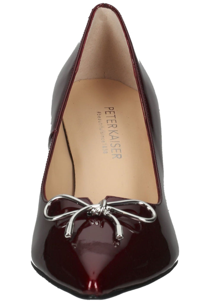 Peter Kaiser Pumps Leder Rubinrot