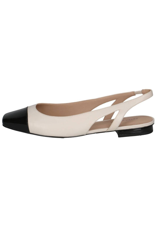 Peter Kaiser Pumps Leder Schwarz/Beige