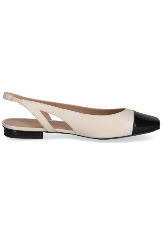 Peter Kaiser Pumps Leder Schwarz/Beige