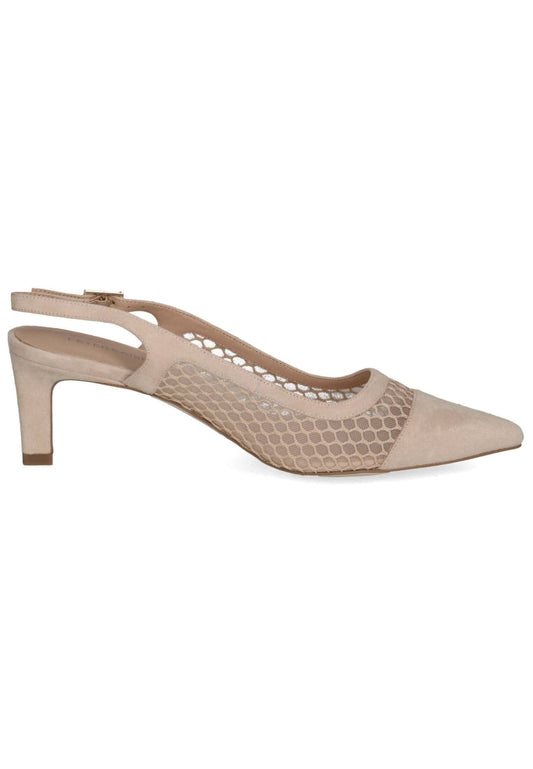 Peter Kaiser Pumps Leder/Textil Sand