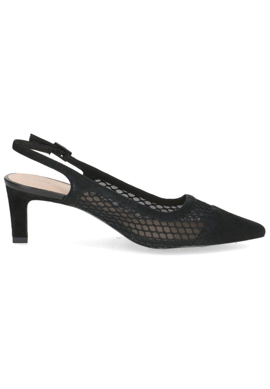 Peter Kaiser Pumps Leder/Textil Schwarz