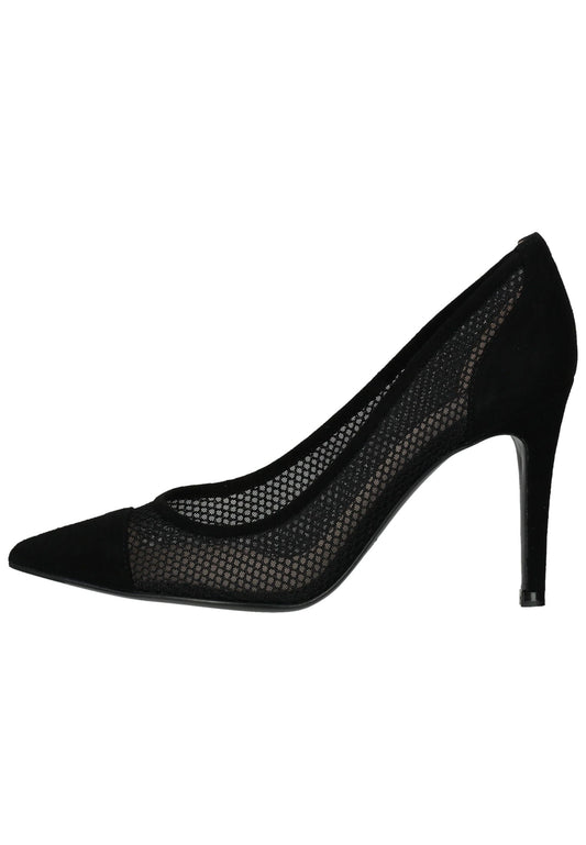Peter Kaiser Pumps Textil Schwarz