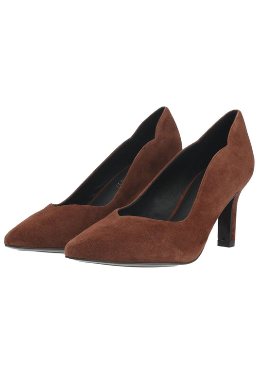 Peter Kaiser Pumps Veloursleder Braun