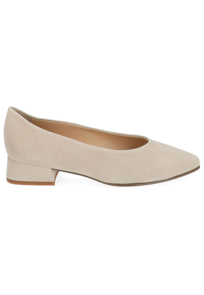 Peter Kaiser Pumps Veloursleder Sand