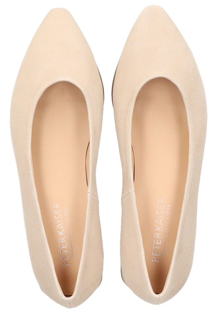 Peter Kaiser Pumps Veloursleder Sand