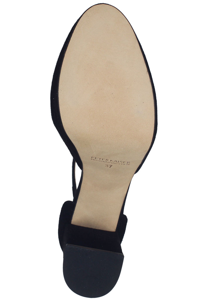 Peter Kaiser Pumps Veloursleder Schwarz