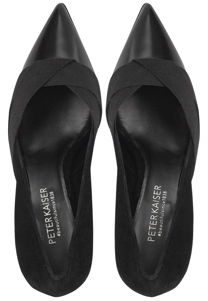 Peter Kaiser Pumps Veloursleder Schwarz/Rosa
