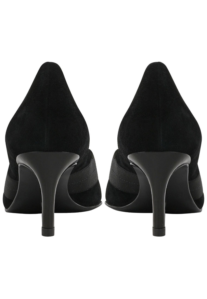 Peter Kaiser Pumps Veloursleder Schwarz/Rosa