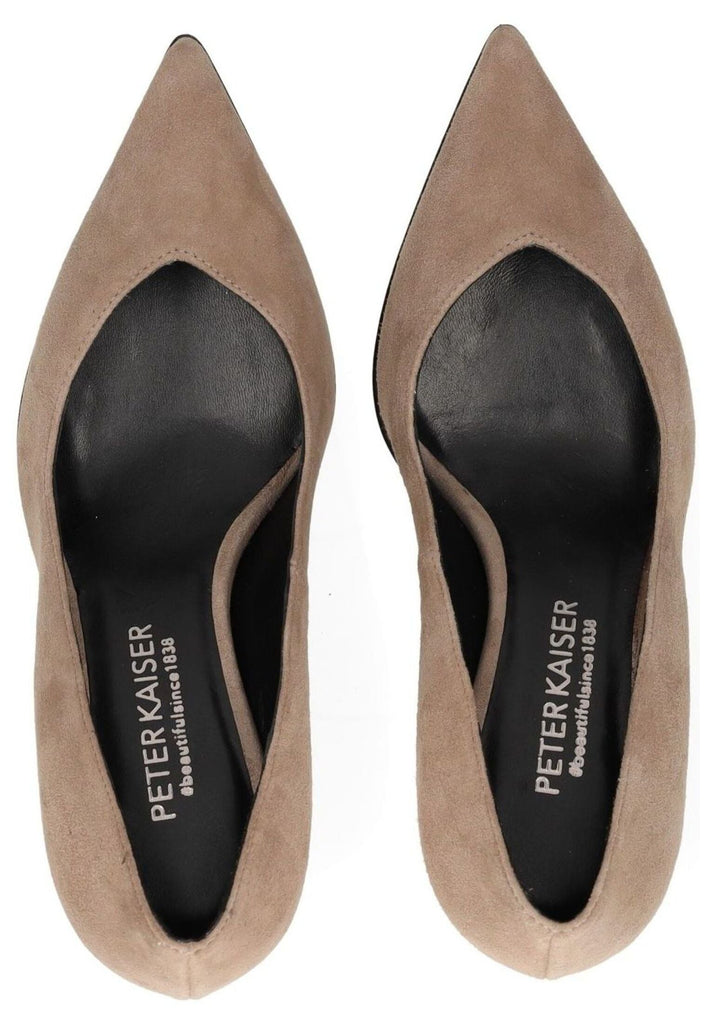 Peter Kaiser Pumps Veloursleder Taupe