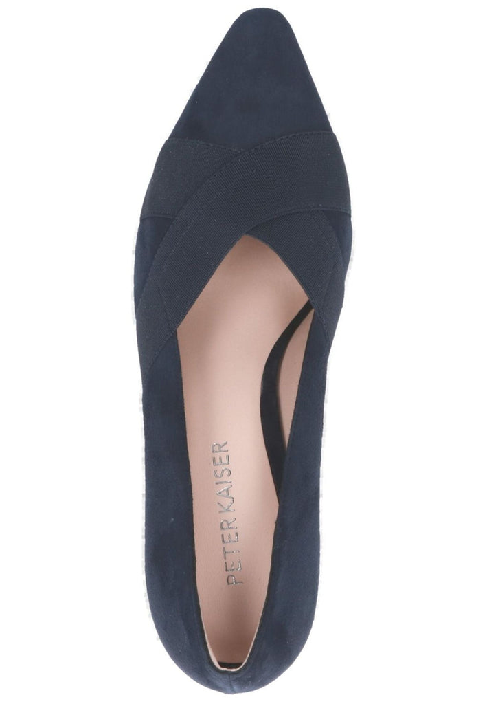 Peter Kaiser Pumps Veloursleder/Textil Dunkelblau