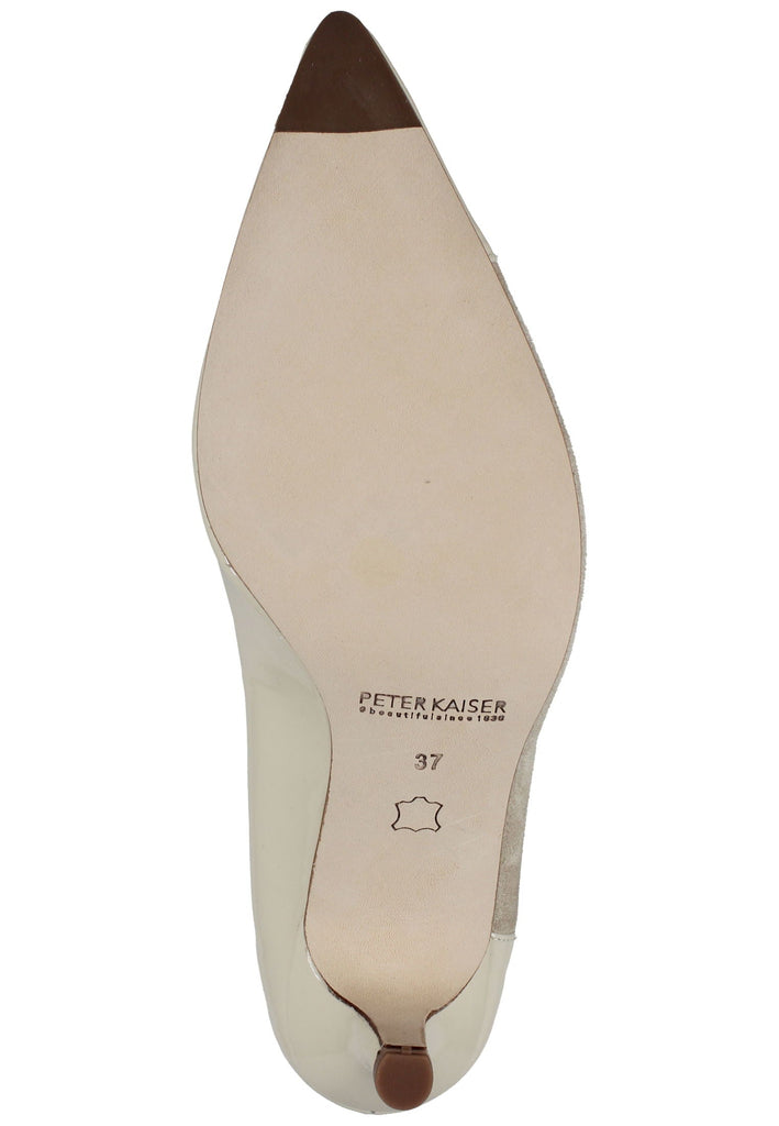 Peter Kaiser Pumps Veloursleder/Textil Sand