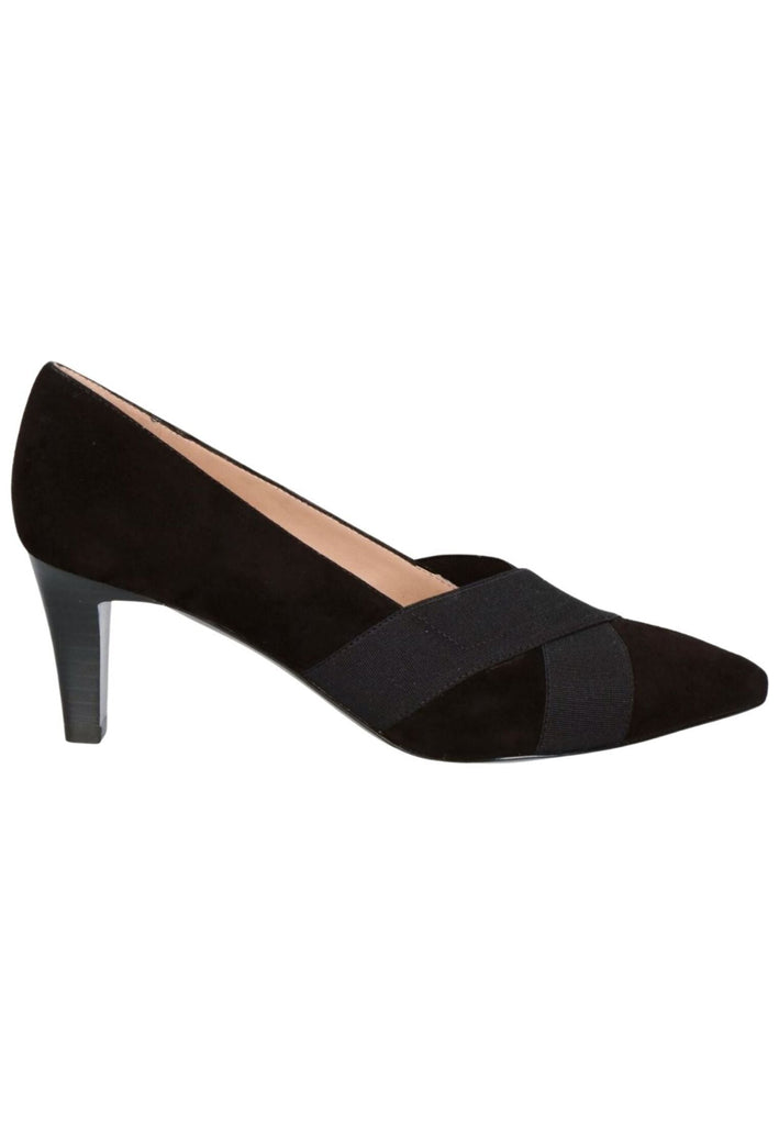 Peter Kaiser Pumps Veloursleder/Textil Schwarz