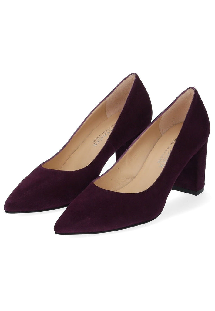 Peter Kaiser Pumps Veloursleder Violett