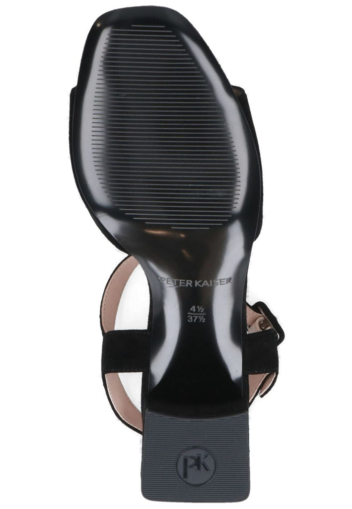 Peter Kaiser Sandalen Veloursleder Schwarz