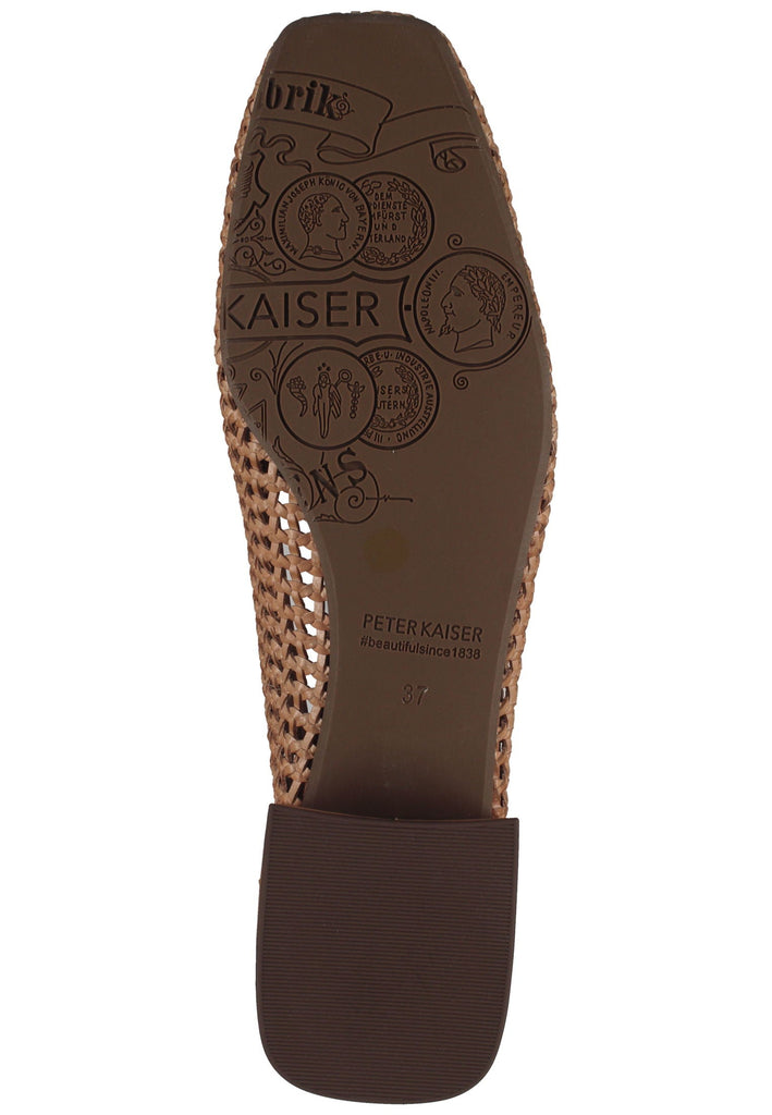 Peter Kaiser Slipper Leder Camel